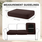 hyha 14Pcs Patio Cushion Covers, Stretch Outdoor Couch Cushion Covers - Image 2