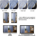 Chyhomenyc Sheer Curtains 36 inch Length 2 Panels Set - Image 4