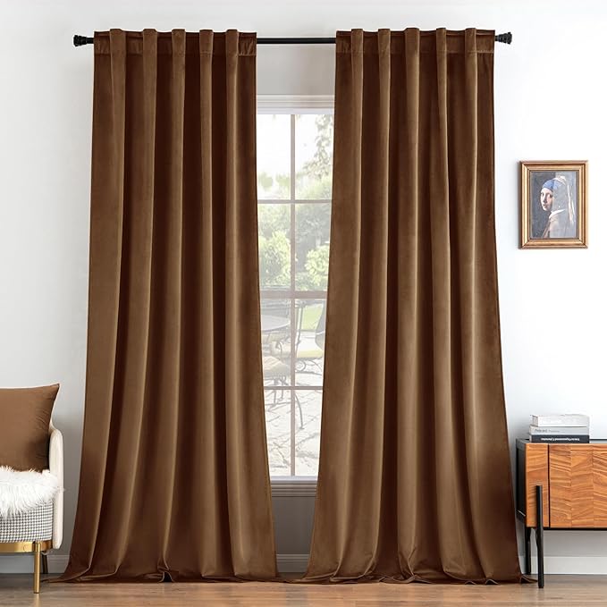 MIULEE Velvet Curtains 108 inches by MIULEE