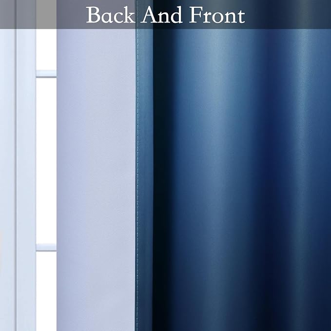 SimpleHome Ombre Curtains 42 x 63 Inch - Image 3