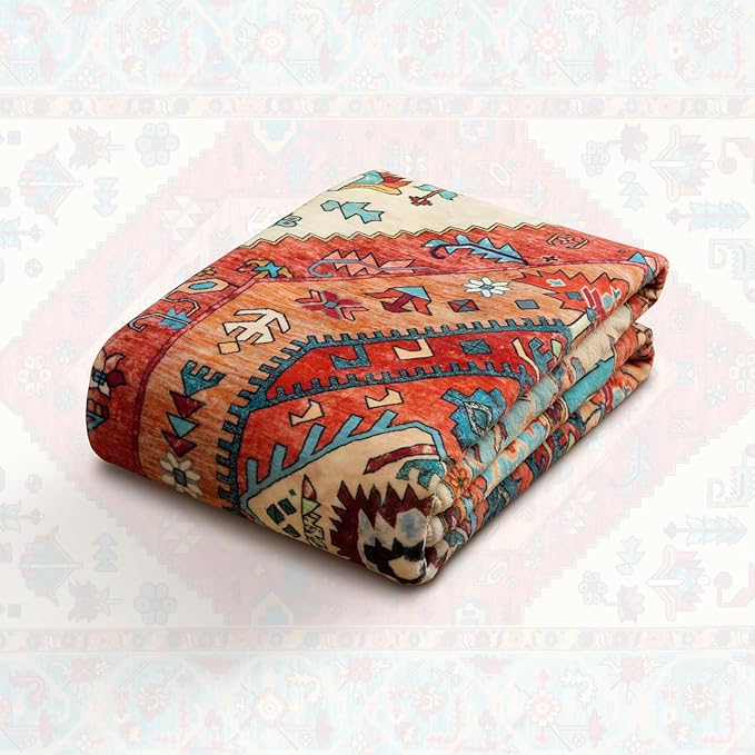 SERISSA 5x8 Area Rugs for Living Room, Large Washable Non-Slip Boho Rug - Image 7