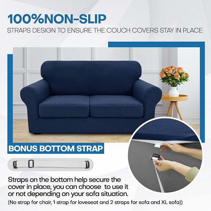 XINEAGE 2026 New 3 Pieces Couch Covers - Image 5