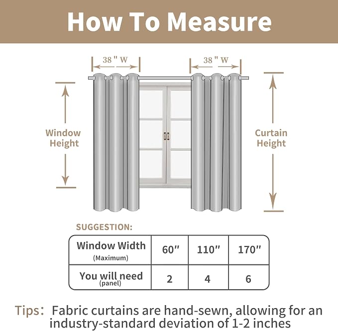 LAMIT 38 Inch Width Semi Sheer Linen Curtains 2 Panels, Cream Ivory Light - Image 7