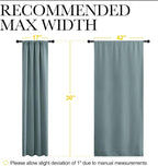NICETOWN 2 Panels Blackout Curtains, Rod Pocket Thermal Insulated Drapes - Image 3