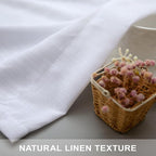 White Linen Curtains 38 Inch Wide - Image 7