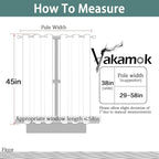 Yakamok Room Darking Curtains for Bedroom, Light Blocking Drapes Room Darkening - Image 7