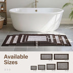 36x24 Large Bathroom Rugs Washable Non Slip, Soft Absorbent Quick Dry Mats - Image 6