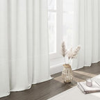 Nanspring Ivory Linen Curtains 95 Inch Length - Image 6