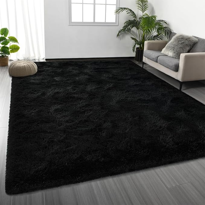 Large Shag Area Rugs 9 x 12, Plush Fuzzy Rugs by Deerhoo