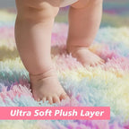 6x9 Fluffy Area Rug for Living Room, Shag Area Rugs for Bedroom, Soft Fuzzy Rug - Image 2