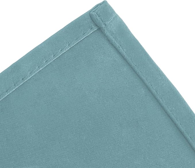 LEMOMO Blackout Curtains 66 x 95 inch/Stone Blue Curtains Set of 2 - Image 7
