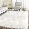 Latepis High Pile Faux Fur Area Rug, 5 x 8 ft, Fluffy Rug by Latepis