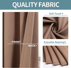 ChrisDowa Room Darkening Curtains 108 Inches Long 2 Panels Set - Image 3