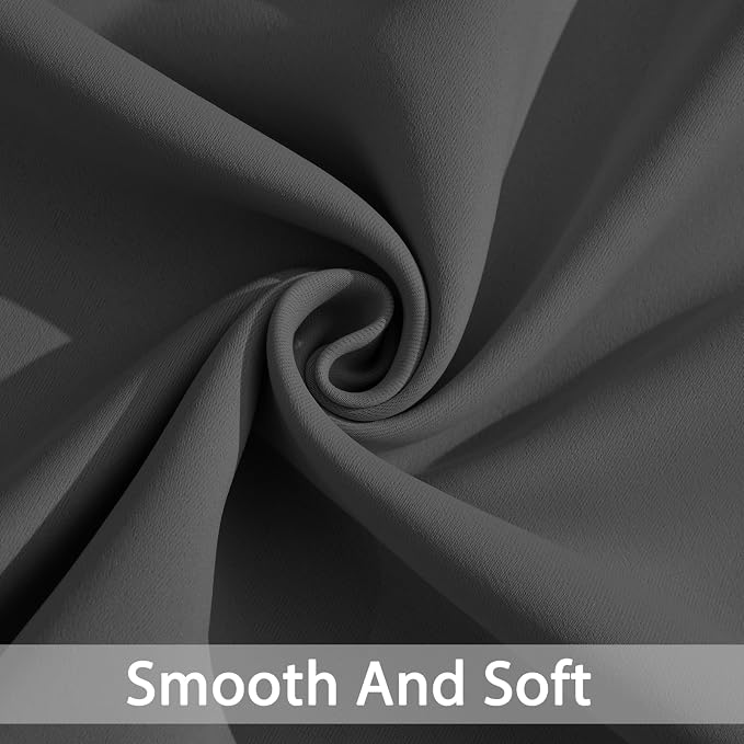 Yakamok Blackout Curtains for Bedroom, Thermal Insulated Room Darkening Curtains - Image 3