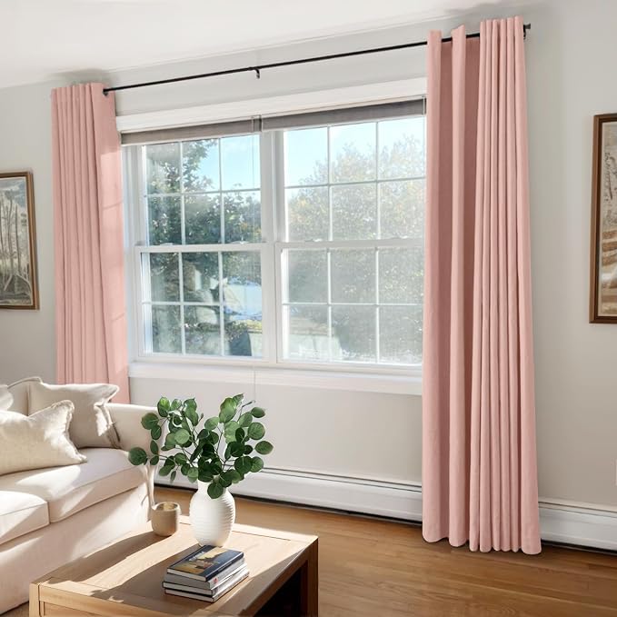 100% Blackout Shield Linen Blackout Curtains - Image 6