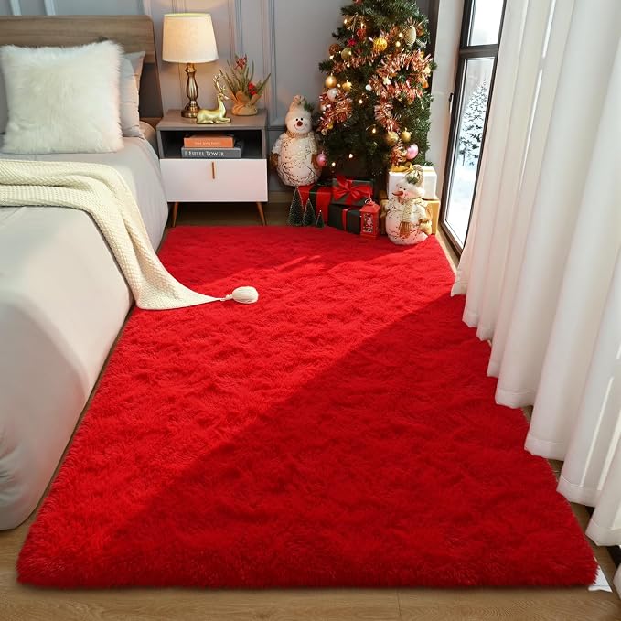 Amearea Premium Soft Fluffy Rug Modern Shag Carpet, 9x12 Feet, Fuzzy Shaggy Rugs - Image 4