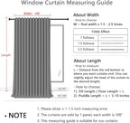 MYSKY HOME Living Room Curtains 90 Inches Long Farmhouse Light Filtering - Image 9