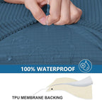 hyha Waterproof Sectional Couch Covers, Non Slip Sofa Couch Cushion Covers L - Image 3