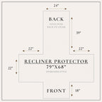 Great Bay Home Reversible Recliner Cover - Image 3
