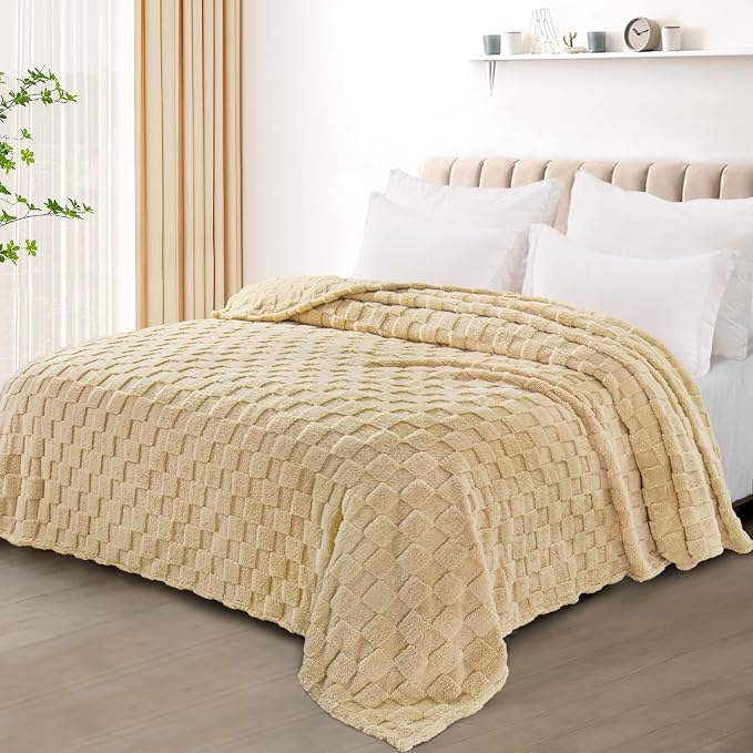Exclusivo Mezcla Twin Size Flannel Fleece Blanket, Super Soft and Warm - Image 2