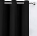 LEMOMO Black Thermal Blackout Curtains/38 x 84 Inch/Set of 2 Panels Room - Image 6