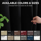 Joydeco Blackout Door Curtain for Doorway Privacy 78 Inches Long, Grommet - Image 7
