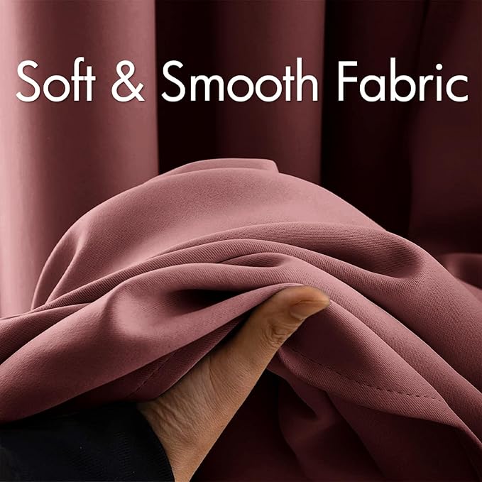 MIULEE Blackout Curtains for Bedroom Living Room Thermal Insulated Room - Image 3