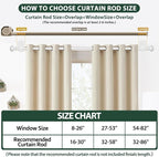 KAMANINA White Curtain Rod No Drilling 32 to 58 Inches, 5/8 Inch Adjustable - Image 8