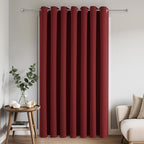 Joydeco Blackout Patio Sliding Door Curtains 96 Inches Long, Grommet Privacy by JOYDECO