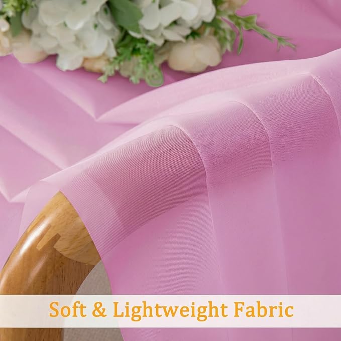 Gwine Sheer Curtains for Bedroom 54 inches Long - Image 7
