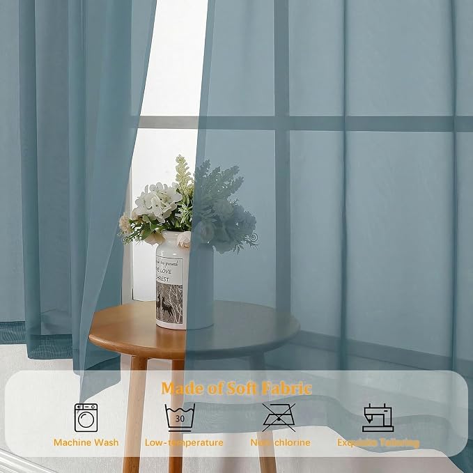 Gwine Sheer Curtains 96 Inches Long - Image 8