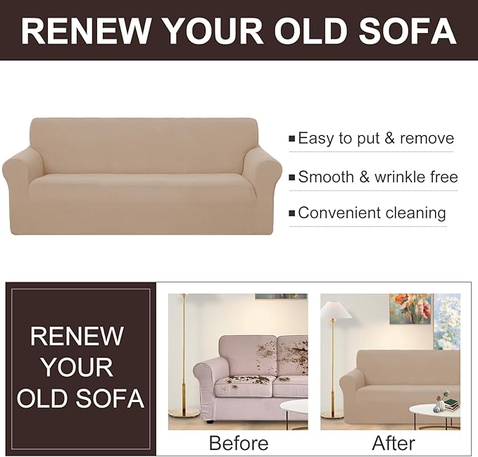 U-NICE HOME Recliner Chair Covers Stretch Couch Cover Sofa Cover Sofa Slipcover - Image 5