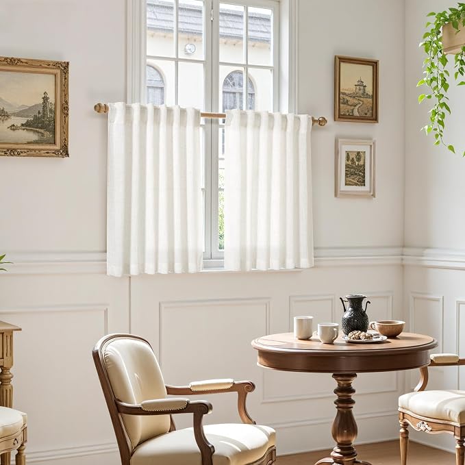 Nanspring 54 Inch Linen Curtains - Image 6