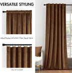 MIULEE Velvet Curtains 84 inches - Image 2