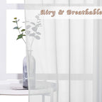 NICETOWN Sheer Curtains 84 Inches Long - Image 3