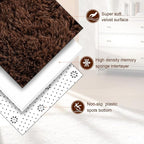 TWINNIS Super Soft Shaggy Rugs Fluffy Carpets, 5x8 Feet, Indoor Modern Plush - Image 2