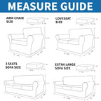 XINEAGE 2026 New 4 Pieces Extra Large Couch Covers - Image 6