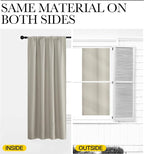 NICETOWN 2 Panels Blackout Curtains, Rod Pocket Thermal Insulated Drapes - Image 7