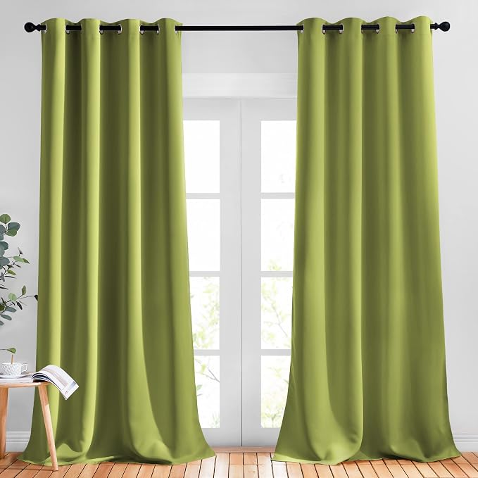 NICETOWN Room Darkening Curtains 90 inches Long by NICETOWN