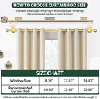 KAMANINA 2 Pack Curtain Rods No Drilling - Image 7