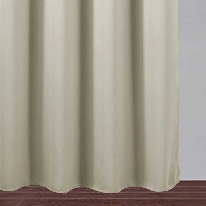 LEMOMO Light Beige Thermal Blackout Curtains/38 x 63 Inch/Set of 2 Panels Room - Image 9