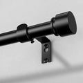 Curtain Rods for Windows 30 to 56 Inch, Decorative Adjustable Heavy Duty Easy by OLV
