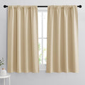 RYB HOME Curtains for Bedroom Living Room 63 inches Long, Thermal Insulated by RYBHOME