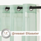 NICETOWN Sheer Curtains 96" Long - Image 2