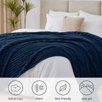 BEDELITE Blankets Queen Size for Bed, 300GSM Soft & Warm Fleece Blanket - Image 2