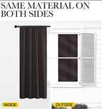 NICETOWN 2 Panels Blackout Curtains, Rod Pocket Thermal Insulated Drapess - Image 7