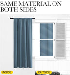 NICETOWN 2 Panels Blackout Curtains, Rod Pocket Thermal Insulated Curtains - Image 6