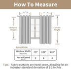 LAMIT Olive Green Linen Semi Sheer Curtains 45 Inch - Image 7