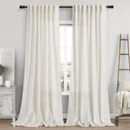 Nanspring Extra Long Curtains 2 Panels 104 Inches Long by Nanspring