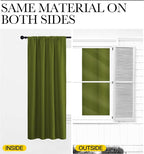 NICETOWN Window Curtains Blackout Drapes, Thermal Insulated Solid Rod Pocket - Image 6